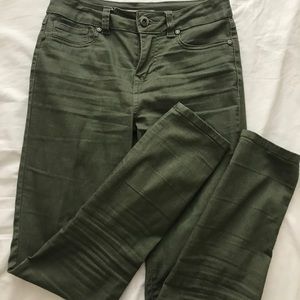 Dark Green Skinny Jeans